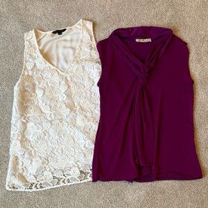 Two Tank Blouses!